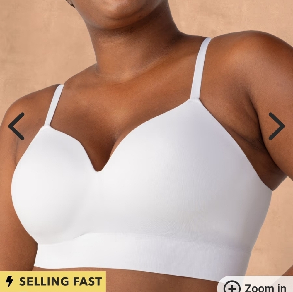 NWT Truekind Supportive Comfort Wireless Shaping Bra Size